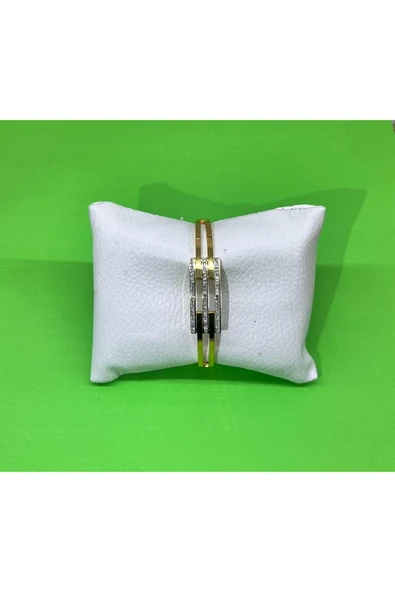 TIGEA Accessories ÇELİK KABURGA KELEPÇE BİLEKLİK - Resim 2