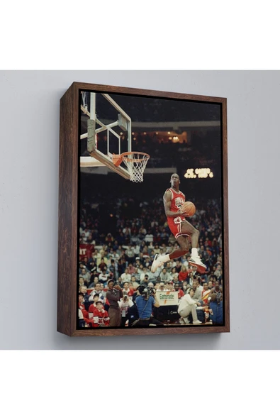 Trezon Ahşap Çerçeveli Michael Jordan Tablo-7965 - Resim 2
