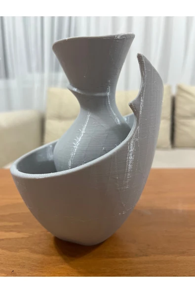 TIGEA Accessories 3d BASKI TIGEA TARZ VAZO - Resim 2