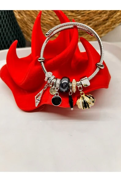 TIGEA Accessories ÇELİK CHARMLI BŞLEKLİK - Resim 3