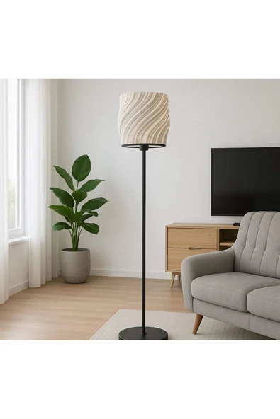 TIGEA Accessories LUNA LAMBADER SALON OTURMA ODASI ŞIK MODERN (ŞAPKA KISMI PLASTİK) ürün görseli 1