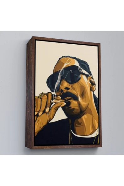 Trezon Ahşap Çerçeveli Snoop Dogg Tablo-7840 ürün görseli 1