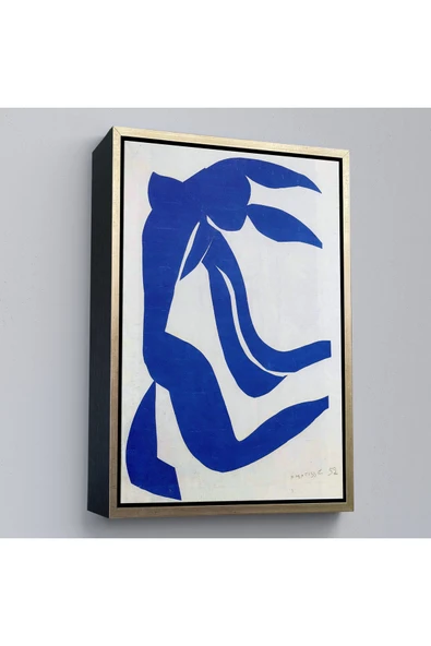 Trezon Ahşap Çerçeveli Henri Matisse - Akan Saçlar Tablosu - The Flowing Hair-7437 ürün görseli 1