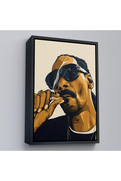 Trezon Ahşap Çerçeveli Snoop Dogg Tablo-7840 ürün görseli 1