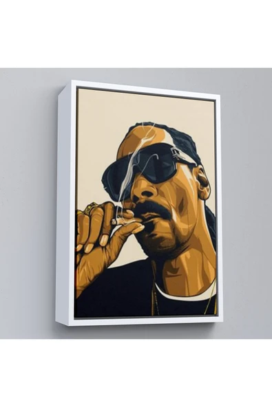 Trezon Ahşap Çerçeveli Snoop Dogg Tablo-7840 ürün görseli 1