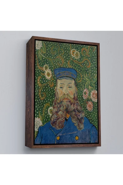 Trezon Ahşap Çerçeveli Vincent Van Gogh - Joseph Roulin'İn Portresi Tablo-7479 ürün görseli 1