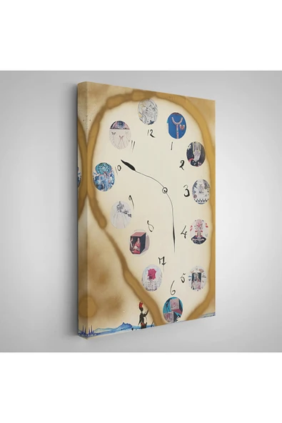 Trezon Salvador Dali - Horloge Tablo-7396 ürün görseli 1