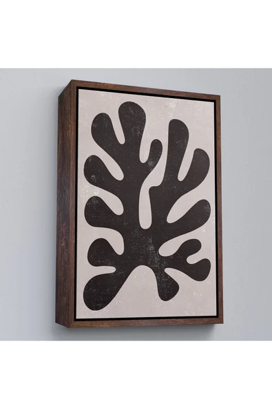 Trezon Ahşap Çerçeveli Henri Matisse Tarzı Soyut Sanat Tablosu-7619 ürün görseli 1