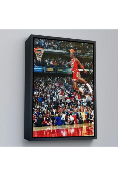 Trezon Ahşap Çerçeveli Michael Jordan Tablo-7818 ürün görseli 1