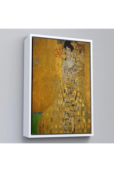 Trezon Ahşap Çerçeveli Gustav Klimt - Adele Bloch-Bauer I'İn Portre Tablosu-7378 ürün görseli 1