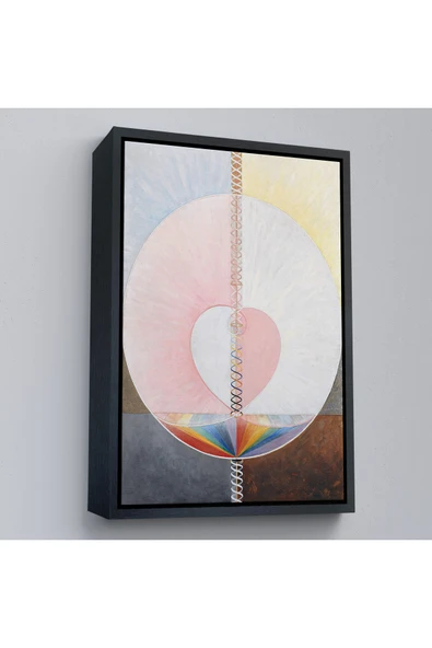 Trezon Ahşap Çerçeveli Hilma Af Klint - Soyut Tablo-7316 ürün görseli 1