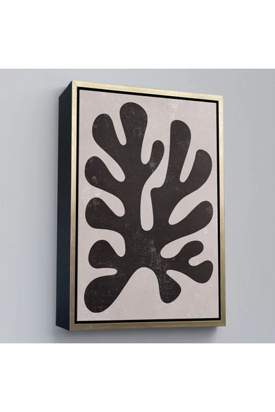 Trezon Ahşap Çerçeveli Henri Matisse Tarzı Soyut Sanat Tablosu-7619 ürün görseli 1