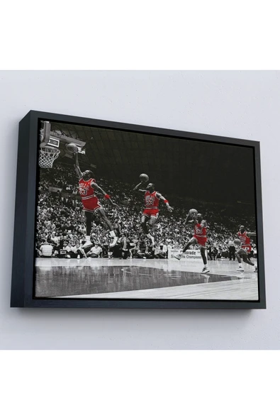Trezon Ahşap Çerçeveli Michael Jordan Tablo-7200 ürün görseli 1