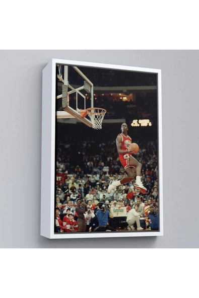 Trezon Ahşap Çerçeveli Michael Jordan Tablo-7965 - Resim 4