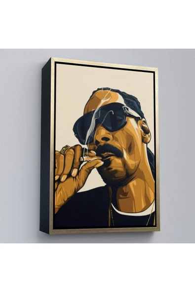 Trezon Ahşap Çerçeveli Snoop Dogg Tablo-7840 ürün görseli 1