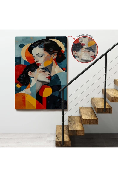 Trezon Anne Ve Kızı Tablosu-7791 - Resim 4