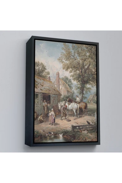 Trezon Ahşap Çerçeveli Foster Myles Birket The Smithy Tablo-8032 ürün görseli 1