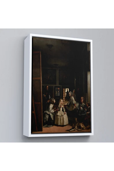 Trezon Ahşap Çerçeveli Diego Velázquez - Nedimeler Tablosu - Las Meninas-7349 ürün görseli 1