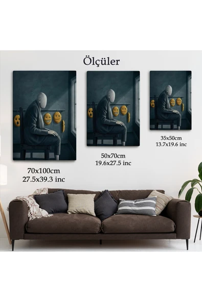Trezon Gerçeküstü Psikolojik Trans Kanvas Tablo-5299 - Resim 6