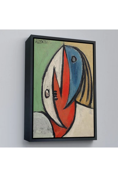 Trezon Ahşap Çerçeveli Joan Miro - Gerçeküstü Soyut Tablo-7416 ürün görseli 1