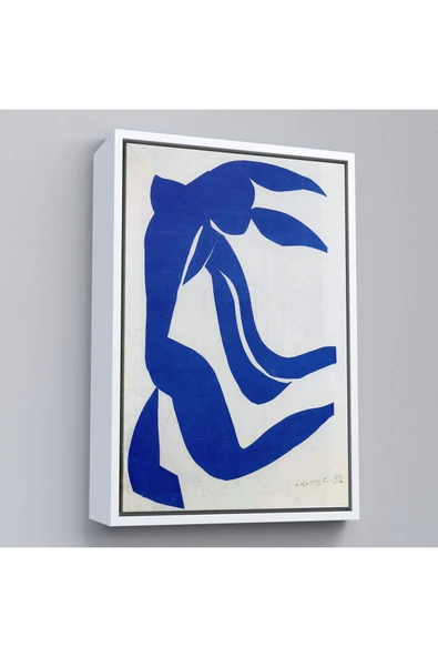 Trezon Ahşap Çerçeveli Henri Matisse - Akan Saçlar Tablosu - The Flowing Hair-7437 ürün görseli 1