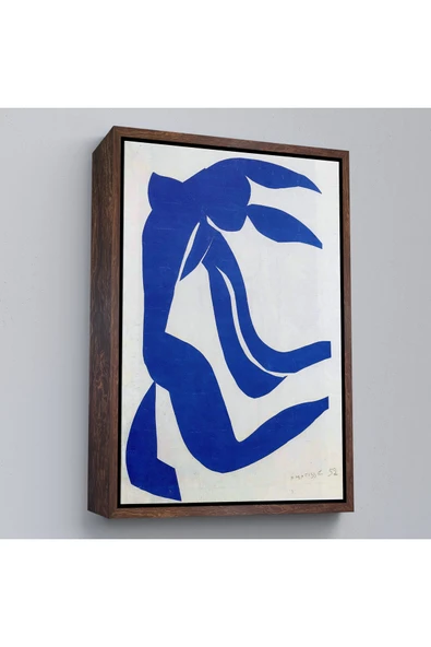 Trezon Ahşap Çerçeveli Henri Matisse - Akan Saçlar Tablosu - The Flowing Hair-7437 ürün görseli 1