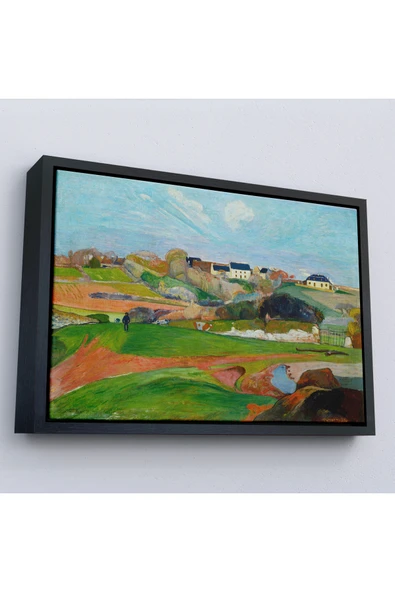 Trezon Ahşap Çerçeveli Paul Gauguin Le Pouldu Tablosu-7014 ürün görseli 1
