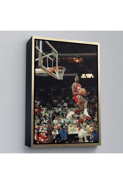 Trezon Ahşap Çerçeveli Michael Jordan Tablo-7965 ürün görseli 1