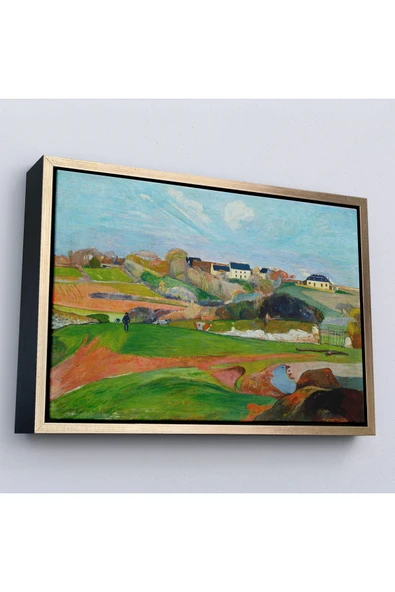 Trezon Ahşap Çerçeveli Paul Gauguin Le Pouldu Tablosu-7014 ürün görseli 1