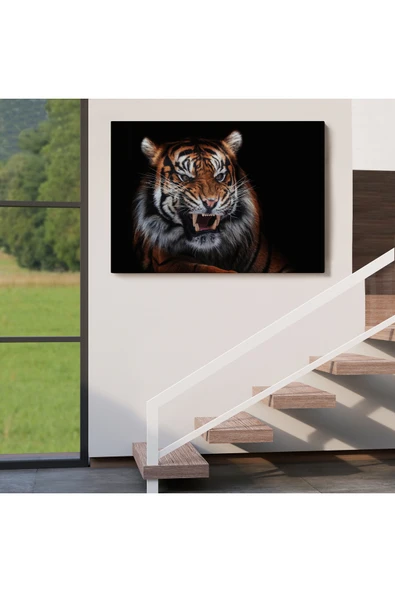 Trezon Kaplan Dekoratif Kanvas Tablo 1156 - Resim 5