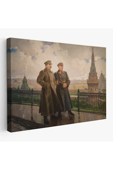 Trezon Kremlin'de ve Voroshilov Tablosu - and Voroshilov in the Kremlin-6551 ürün görseli 1