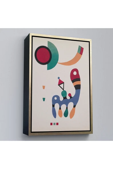 Trezon Vasiliy Kandinsky - 11 Resim Ve 7 Şiir Soyut Tablosu-7485 ürün görseli 1