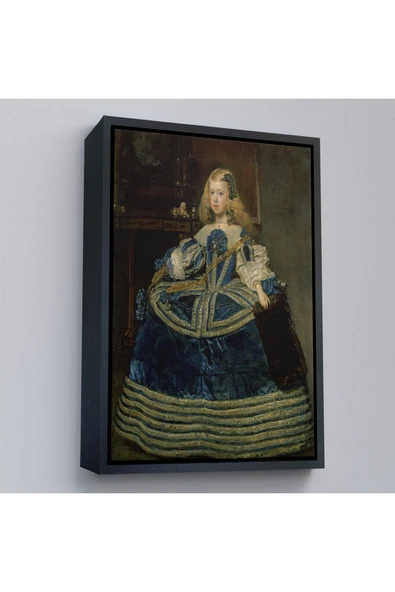 Trezon Ahşap Çerçeveli Diego Velázquez - İnfanta Margarita'Nın Portre Tablo-7333 ürün görseli 1