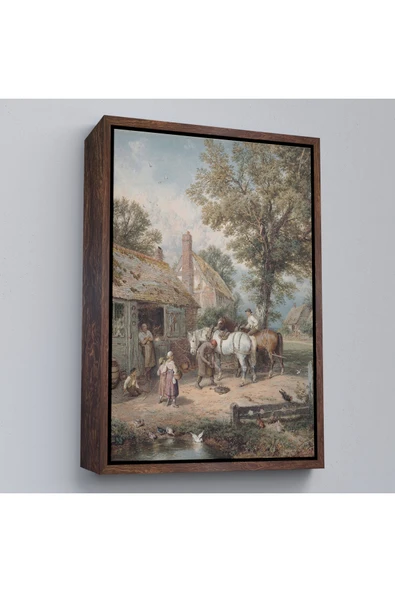 Trezon Ahşap Çerçeveli Foster Myles Birket The Smithy Tablo-8032 ürün görseli 1