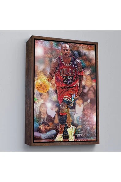Trezon Ahşap Çerçeveli Michael Jordan Tablo-7781 ürün görseli 1