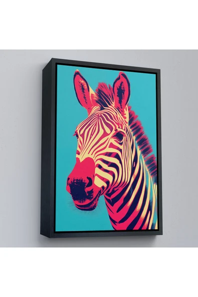 Trezon Ahşap Çerçeveli Zebra Tablosu-7642 - Resim 3