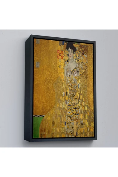 Trezon Ahşap Çerçeveli Gustav Klimt - Adele Bloch-Bauer I'İn Portre Tablosu-7378 ürün görseli 1