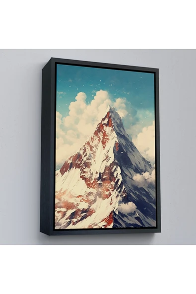 Trezon Ahşap Çerçeveli Everest Dağı Tablo-7604 ürün görseli 1
