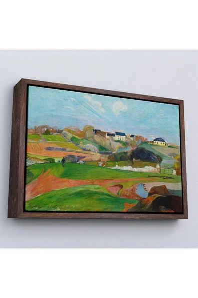 Trezon Ahşap Çerçeveli Paul Gauguin Le Pouldu Tablosu-7014 ürün görseli 1