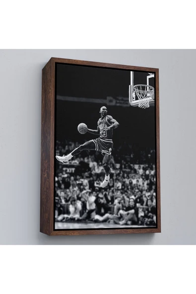 Trezon Ahşap Çerçeveli Michael Jordan Tablo-7851 - Resim 2