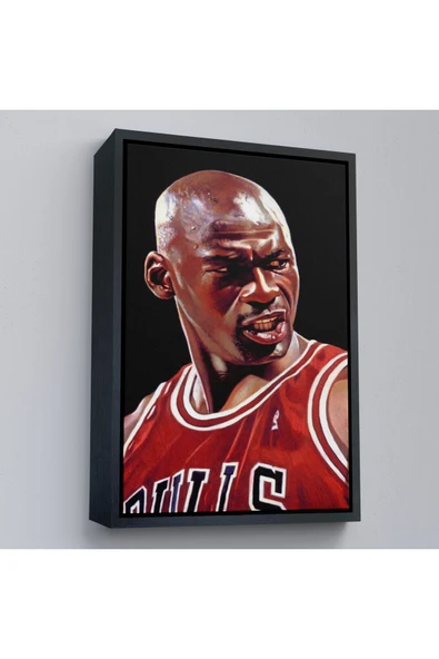 Trezon Ahşap Çerçeveli Michael Jordan Tablo-7928 - Resim 3