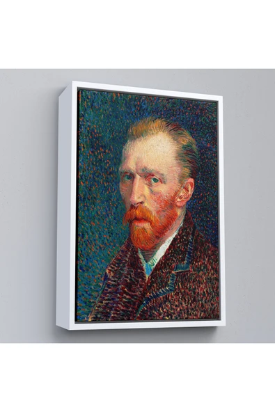 Trezon Ahşap Çerçeveli Vincent Van Gogh - Otoportre Tablo-7453 ürün görseli 1