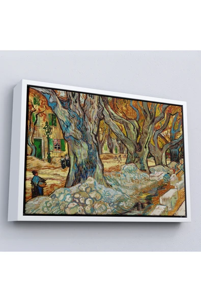 Trezon Ahşap Çerçeveli Vincent Van Gogh Sokak Emekçileri Tablo-7167 ürün görseli 1