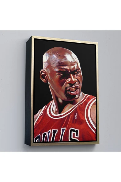 Trezon Ahşap Çerçeveli Michael Jordan Tablo-7928 - Resim 3