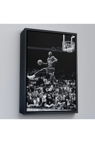 Trezon Ahşap Çerçeveli Michael Jordan Tablo-7851 - Resim 3