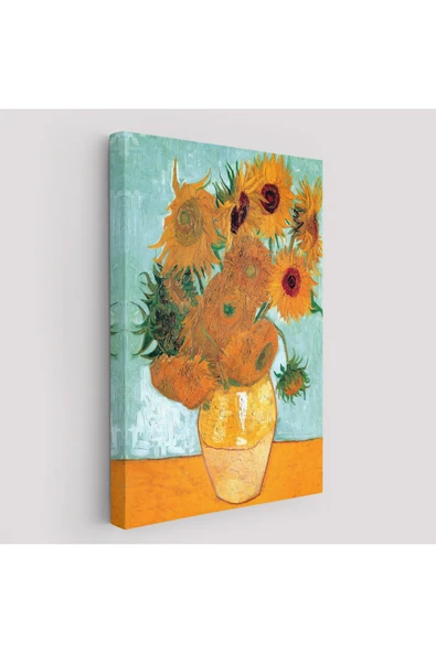 Trezon Vincent Van Gogh Ayçiçeği Tablosu-6437 ürün görseli 1