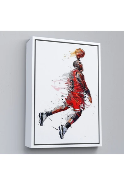 Trezon Ahşap Çerçeveli Michael Jordan Tablo-7787 ürün görseli 1