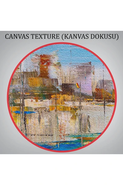 Trezon Mykonos Limanı Duvar Tablosu-1209 - Resim 7