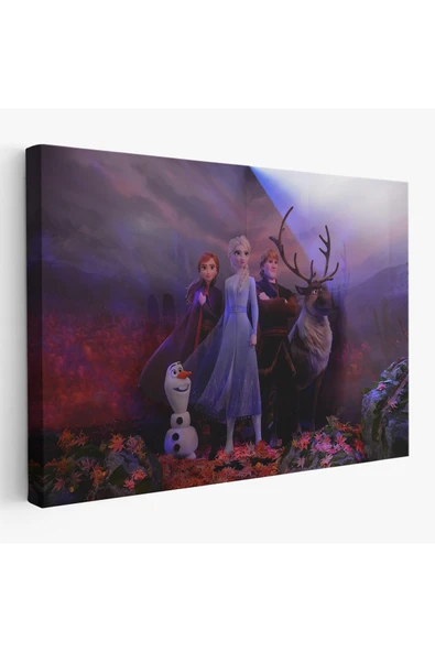 Trezon Disney Animation Frozen 2 Karakterleri Dekoratif Tablo-3685 ürün görseli 1