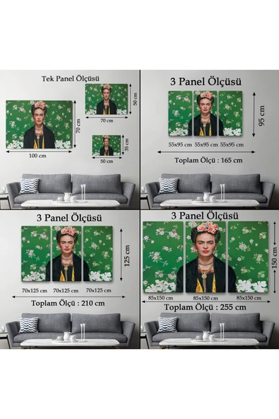 Trezon Ünlü Ressam Kanvas Tablo-5141 - Resim 6